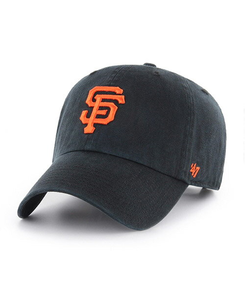 Rakuten - 47BRAND サンフランシスコ・ジャイアンツ 47 CLEAN UP GIANTS BLACK 47 CLEAN UP クリーンナップ ブラック 黒 47ブランド MLB ハット キャップ 帽子 メンズ 男性 レディース 女性 ワンサイズ フリーサイズ ヨンナナ 国内正規品 国内正規販売店 47A B-RGW22GWS-BK