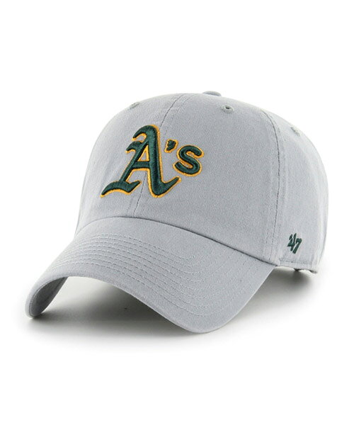 Rakuten - 47BRAND オークランド・アスレチックス 47 CLEAN UP ATHLETICS STORM 47 CLEAN UP クリーンナップ ストーム 灰 47ブランド MLB ハット キャップ 帽子 メンズ 男性 レディース 女性 ワンサイズ フリーサイズ ヨンナナ 国内正規品 国内正規販売店 47A B-RGW18GWS-SMB