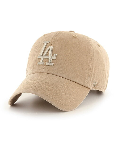 Rakuten - 47BRAND ロサンゼルス・ドジャース 47 CLEAN UP DODGERS KHAKI 47 CLEAN UP クリーンナップ カーキ 茶 47ブランド MLB ハット キャップ 帽子 メンズ 男性 レディース 女性 ワンサイズ フリーサイズ ヨンナナ 国内正規品 国内正規販売店 47A B-RGW12GWS-KHG