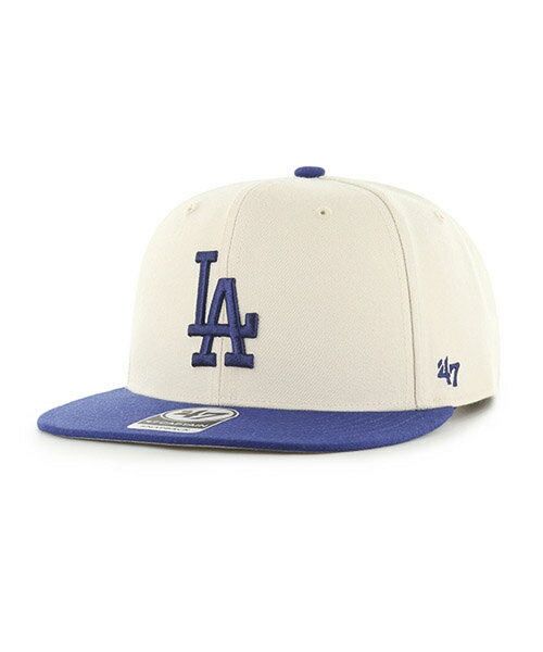 47BRAND ロサンゼルス ドジャース NO SHOT TWO TONE 039 47 CAPTAIN DODGERS NATURAL キャプテン ナチュラル 肌色 47ブランド MLB ハット キャップ 帽子 メンズ 男性 レディース 女性 ワンサイズ フリーサイズ ヨンナナ 国内正規品 国内正規 47A B-NSHTT12WBP-NTA