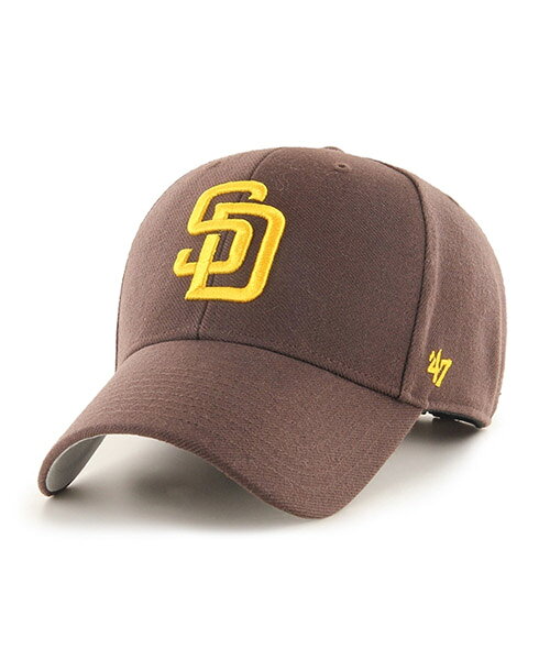 Rakuten - 47BRAND サンディエゴ・パドレス 47 MVP PADRES BROWN エムブイピー ブラウン 茶 47ブランド MLB ハット キャップ 帽子 メンズ 男性 レディース 女性 ワンサイズ フリーサイズ ヨンナナ 国内正規品 国内正規 47A B-MVP21WBV-BWA