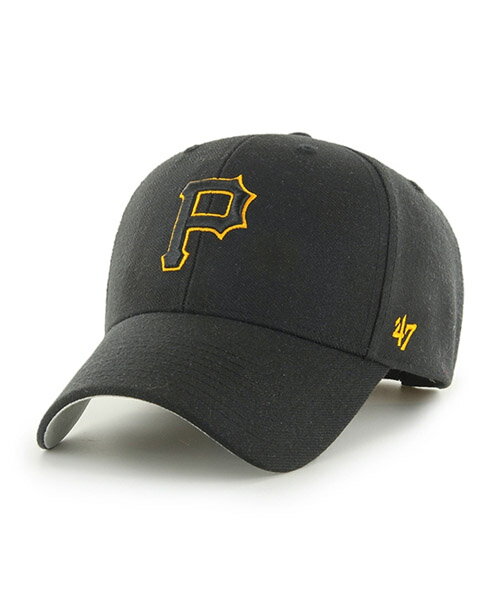 Rakuten - 47BRAND ピッツバーグ・パイレーツ 47 MVP PIRATES BLACK エムブイピー ブラック 黒 47ブランド MLB ハット キャップ 帽子 メンズ 男性 レディース 女性 ワンサイズ フリーサイズ ヨンナナ 国内正規品 国内正規 47A B-MVP20WBV-BKJ