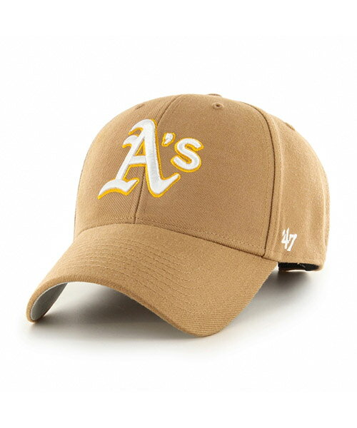 Rakuten - 47BRAND オークランド・アスレチックス 47 MVP ATHLETICS CAMEL エムブイピー キャメル 茶 47ブランド MLB ハット キャップ 帽子 メンズ 男性 レディース 女性 ワンサイズ フリーサイズ ヨンナナ 国内正規品 国内正規 47A B-MVP18WBV-QLB