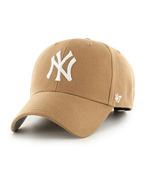 [即納]47BRAND ニューヨーク・ヤンキース 47 MVP YANKEES CAMEL エムブイピー キャメル 茶 47ブランド MLB ハット キャップ 帽子 メンズ 男性 レディース 女性 ワンサイズ フリーサイズ ヨンナナ 国内正規品 国内正規 47A B-MVP17WBV-QLA