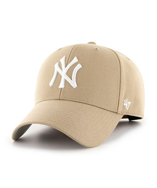 Rakuten - 47BRAND ニューヨーク・ヤンキース 47 MVP YANKEES KHAKI エムブイピー カーキ 茶 47ブランド MLB ハット キャップ 帽子 メンズ 男性 レディース 女性 ワンサイズ フリーサイズ ヨンナナ 国内正規品 国内正規 47A B-MVP17WBV-KHB