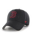 47BRAND ボストン・レッドソックス 47 MVP RED SOX BLACK エムブイピー ブラック 黒 47ブランド MLB ハット キャップ 帽子 メンズ 男性 レディース 女性 ワンサイズ フリーサイズ ヨンナナ 国内正規品 国内正規 47A B-MVP02WBV-BKC(4)