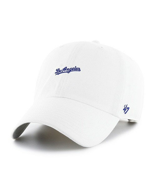Rakuten - 47BRAND ロサンゼルス・ドジャース Dodgers Base Runner Script '47 CLEAN UP White DODGERS 47 CLEAN UP クリーンナップ ホワイト 白 47ブランド MLB ハット キャップ 帽子 メンズ 男性 レディース 女性 ワンサイズ 国内正規品 国内正規販売店 47A B-BSRNS12GWS-WH