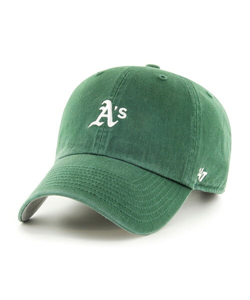 Rakuten - 47BRAND オークランド・アスレチックス BR '47 CLEAN UP ATHLETICS DK GREEN 47 CLEAN UP クリーンナップ ダークグリーン 緑 47ブランド MLB ハット キャップ 帽子 メンズ 男性 レディース 女性 ワンサイズ フリーサイズ ヨンナナ 国内正規品 国内正規 47A B-BSRNR18GWS-DGB