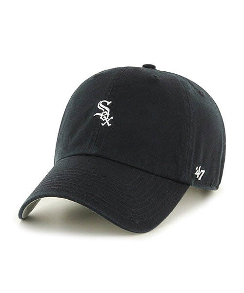 Rakuten - 47BRAND シカゴ・ホワイトソックス BR '47 CLEAN UP WHITE SOX BLACK 47 CLEAN UP クリーンナップ ブラック 黒 47ブランド MLB ハット キャップ 帽子 メンズ 男性 レディース 女性 ワンサイズ フリーサイズ ヨンナナ 国内正規品 国内正規販売店 47A B-BSRNR06GWS-BK