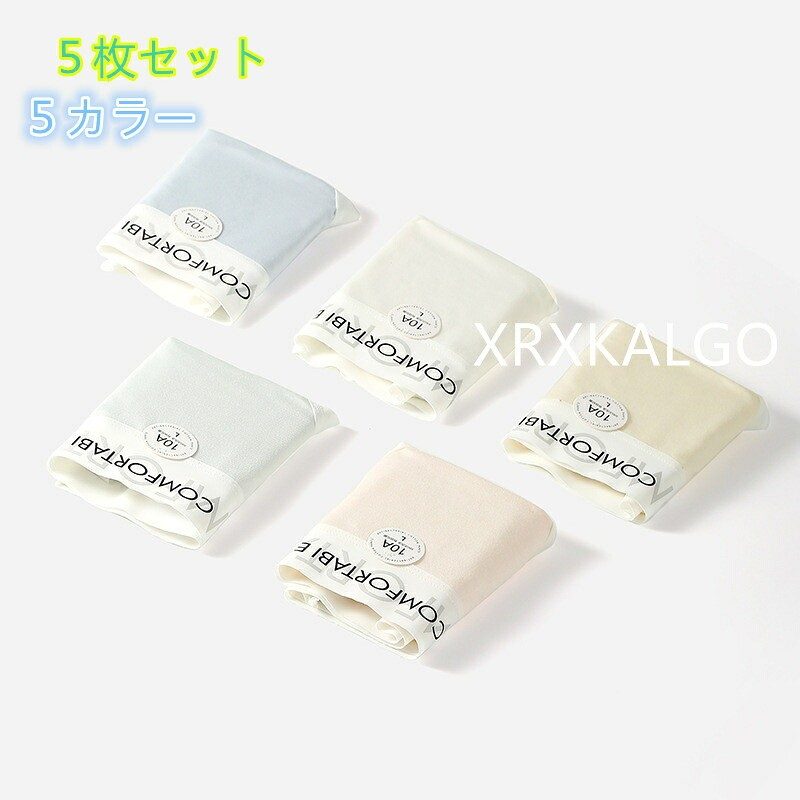 [クーポンで10％オフ][5枚セット]夏 ショーツ 夏用ショーツ 接触冷感 アイスシルク...