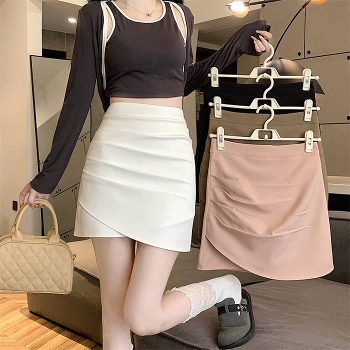 Rakuten - 【期間限定20％OFF&PT5倍】ミニスカート レディース 無地 台形スカート Aライン ハイウエスト 大きいサイズ 春服 夏服 美人 細見せ 体型カバー 脚細 脚長 ミディアム 韓国 ファッション 美脚スカート お出かけ 女性 カジュアル 大人 ミニスカート 20代 30代 40代 50代