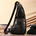 【期間限定!20%OFF発行中】ボディバッグ ワンショルダー メンズ レディース ミニボディバッグ バッグ タテ型 斜め掛け シンプル ポケット 旅行 本革 男...