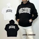 Anne Coquine プリントパーカー/7172 ユニセックス 男女兼用 大人 オシャレ カジュアル アンコキーヌ AnneCoquine 藤島彩子