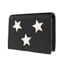 【OUTLET SALE】アンコキーヌ AnneCoquine 名刺入れ エナメルスター ブラック×ホワイト 2308-0201 プレゼント ギフト