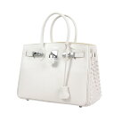 【OUTLET SALE】サイドスタッズバッグ<30cm><本体:シロ サイド:シロ×<スタッズ:シロ>2246-1401-01 プレゼント ギフト