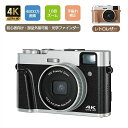 【BLACK FRIDAY限定クーポン】デジタルカメラ 4K 4800万画素 16倍ズーム 光学ファインダー フラッシュ HDMI出力可能 2.8インチ カメラ...