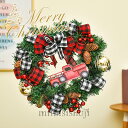 【246時間限定価格】クリスマスリース クリスマスプレゼント 玄関 おしゃれ 飾り インテリア お誕生日 ギフト 開店祝い 新築祝い 玄関リース 店舗 装飾 壁...