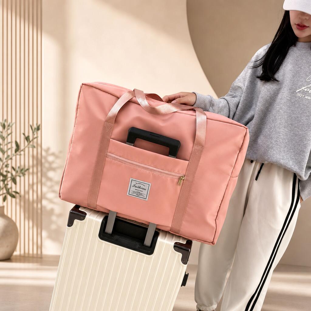 Rakuten - 【新発売限定記念価格！】旅行バッグ 折りたたみバッグ キャリーバッグ 旅行 バッグ キャリーオンバッグ 大容量 折りたたみ ボストンバッグ