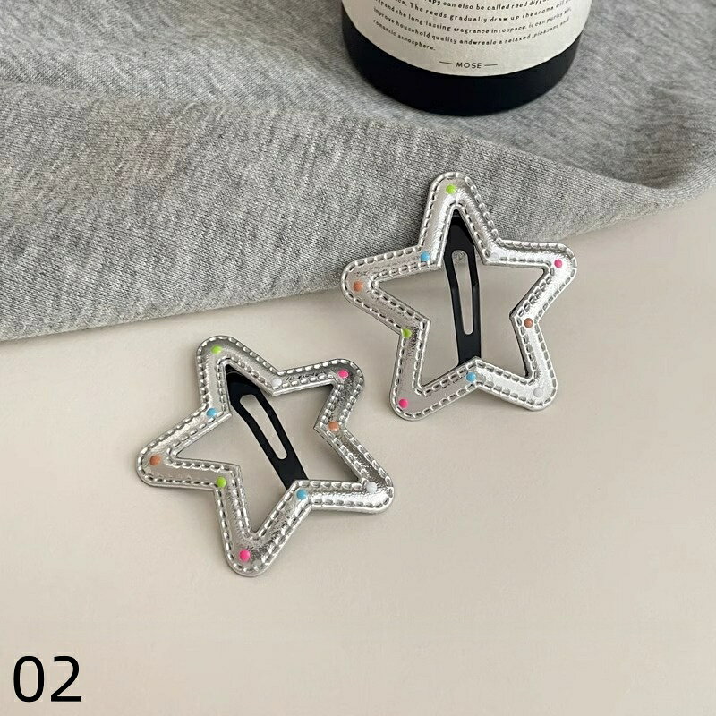 ヘアピン 2本セット ヘアアレンジ 17色 パッチンピン ヘアアクセサリー パッチン留...