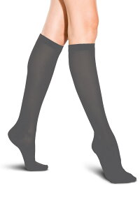 【ハイソックス】医療用弾性ストッキング10-15mmHg(13hPa-20hPa)ハイソックス/靴下タイプ(女性用)リブ柄