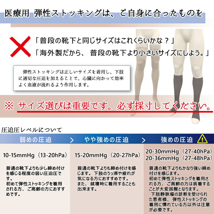 弾性ストッキング 医療用 着圧ソックス 下肢静脈 の血流促進 女性 レディース 着圧ソックス ハイソックス 医療用弾性ストッキング 15-20mmHg セラファーム おすすめ 大きいサイズ 白 おやすみ マタニティ 妊婦 介護 防災 ギフト 帰省 効果 夜 母の日