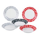 <フィンレイソン>ファイブプレートセット FIN10C-57おしゃれ 食器 パーティー 家庭用 磁器 お祝い プレゼント 内祝い お返し 記念品 景品 自宅用