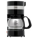 <ドリテック>コーヒーメーカー「リリカフェ」 CM-101BKコーヒー エコ メッシュフィルター 保温 コンパクト お祝い プレゼント 内祝い お返し 記念品 ...