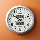 <リズム>プログラムチャイム付き電波掛時計 4FN404SR19電波時計 おしゃれ 温度計 湿度計 リズム時計 お祝い プレゼント 内祝い お返し 記念品 景品...