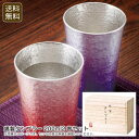錫製タンブラー200ml2客セット高級感 贈り物 日本製 おしゃれ 実用的 お祝い プレゼント 内祝い お返し 記念品 景品 自宅用