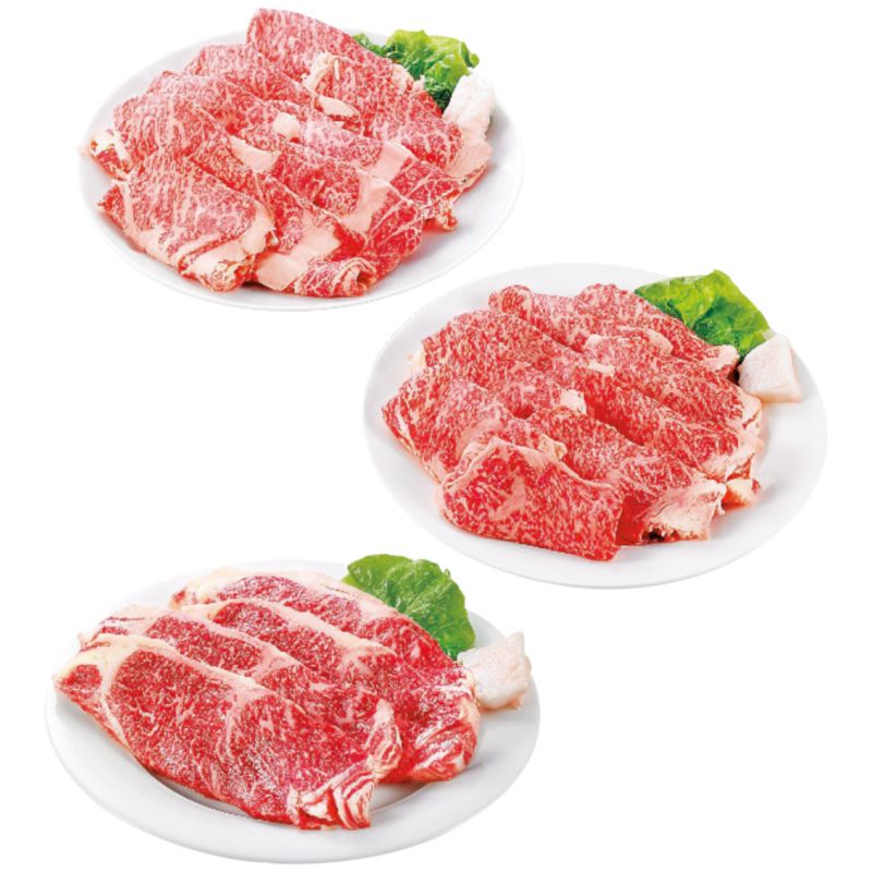 【10%off】SS期間限定 国産黒毛和牛ステーキ＆すき焼セット人気 おすすめ 食品 精肉 肉 肉加工品※こち..