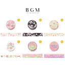 BGM ビージーエム マスキングテープ 桜限定 2025 Limited 箔押し 桜 さくら 春 限定 15mm 1.5cm 1.5センチ 15ミリ幅 20mm...
