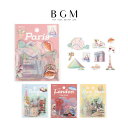 BGM ビージーエム クリアシール シティウォーク 30枚入り 透明シール パリ 東京 ロンドン ニューヨーク 世界 観光地 旅行 ギフト カード 手帳