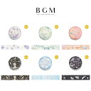 BGM マスキングテープ Life 箔押し 15mm 1.5cm 1.5センチ 15ミリ幅 マステ ナチュラル・紫 ナチュラル・緑 お米大好き フェアリーテイル...