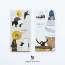【クーポン&マステの日!16日01:59まで】Cozyca Products コジカプロダクツ 日下明 一筆箋 SONG BEAT ソング ビート 音楽 動物 ...