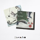 Kinotorico キノトリコ ハンカチ スカンク skunk うさぎ ウサギ rabbit かわいい ギフト 手帳 メモ