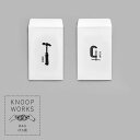 【クーポン&マステの日!16日01:59まで】KNOOPWORKS クノープワークス TOOL 活版ポチ袋 ハンマー Cクランプ ぽち袋 ミニ 封筒 おしゃれ