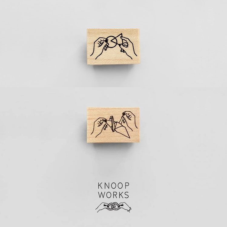 KNOOPWORKS Nm[v[NX X^v o[X^v PUZZLE RING mb̗ ORIGAMI CRANE ܂  킢 蒠 J[h ͂ q ؐ nR