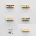 【30日24H限定！楽天カード利用で最大P6倍】KNOOPWORKS クノープワークス スタンプ Please take good care of yourself/Handmade for you/I HOPE YOU HAVE A WONDERFUL DAY/I WISH YOU ALL THE BEST FOR YOUR FUTURE/HERE’S A LITTLE SOMETHING FOR YOU はんこ