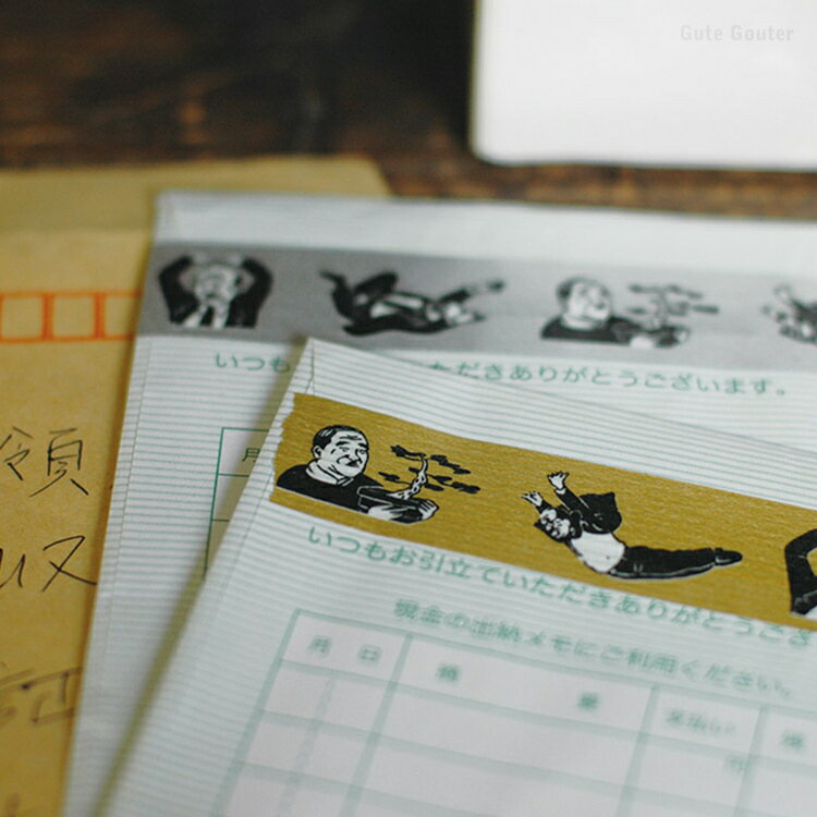 【30日24H限定!楽天カード利用で最大P6倍】倉敷意匠 マスキングテープ ナンシー関 おじさん 1巻パック 2センチ幅 20mm KS-MT002 マステ お...