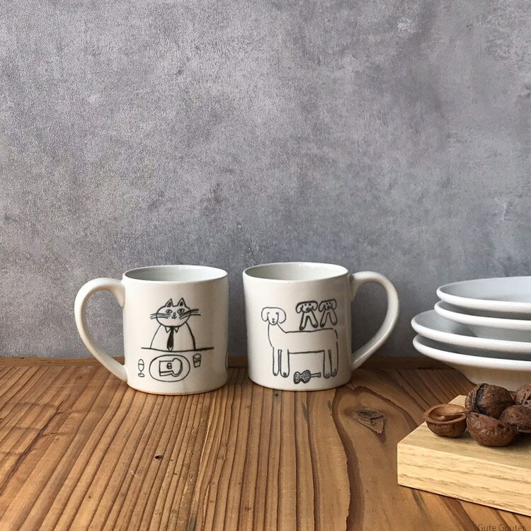 倉敷意匠 classiky トラネコボンボン マグカップ (小) 99221-02 99221-01 犬 猫 かわいい おしゃれ 個性的 コップ ギフト プレゼント おうち時間 ネコ