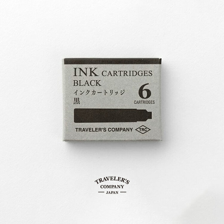 【30日24H限定!楽天カード利用で最大P6倍】万年筆用 カートリッジ 黒 TRAVELER'S COMPANY トラベラーズカンパニー インク 3807200...