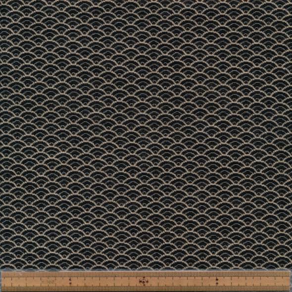 KTS6832 A 二重織ジャガード 青海波