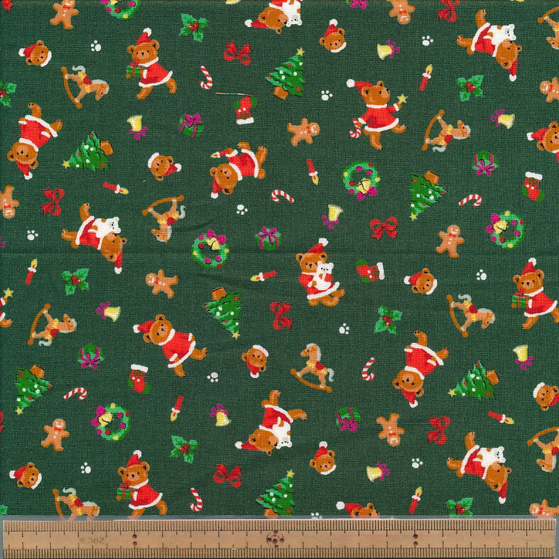 AP35402 2B GR クリスマス シーチング