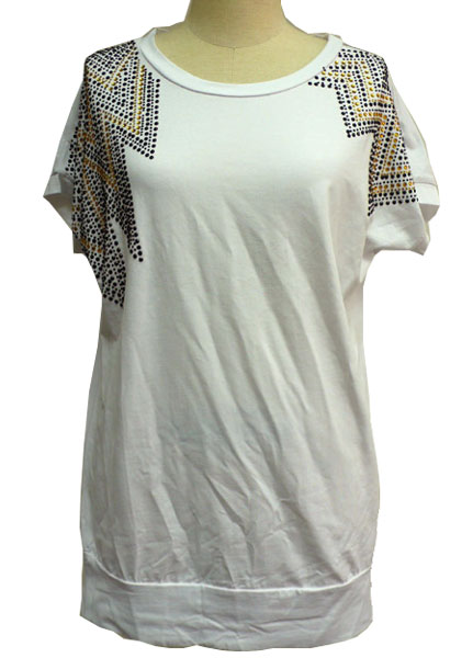 ビーズプリントBACKレースチュニック 【Luxury Brand Selection】【レディース ギフト】【ラッピング無料】【楽ギフ_包装】【10P11Ma...