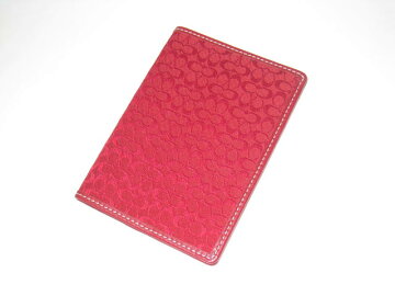 COACH/コーチミニシグネチャーパスポートケースF60354CD/RD