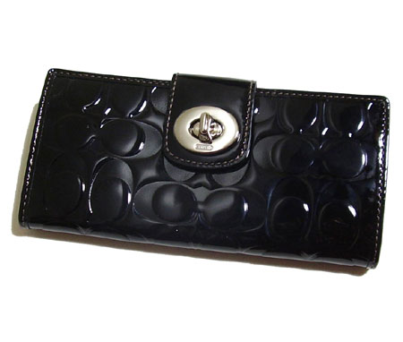 COACH/��������������å�����ܥ��ѥƥ�ȥ����Ĺ����F43583SV/BK