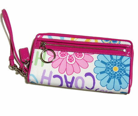 COACH/コーチ　デイジーフローラル　ラウンドファスナー長財布　F43815SV/MC【ラッピング