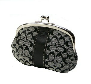 【楽天SALE！個数限定大特価】COACH/コーチ シグネチャーがま口コインケース F60349SBWBK【ラッピング無料】【楽ギフ_包装】【05P05Nov16】