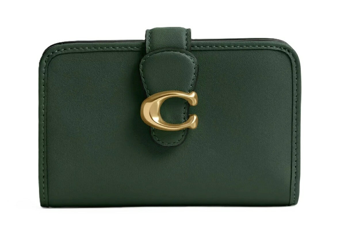 【★楽天ハッピーホリディSALE！個数限定大特価】COACH/コーチ　タビー ミディアム ウォレット 二つ折り 財布 コンパクト CA193 ハンターグリーン 【春財布】【ラッピング無料】【楽ギフ_包装】【新社会人】【母の日】【楽天スーパーSALE】