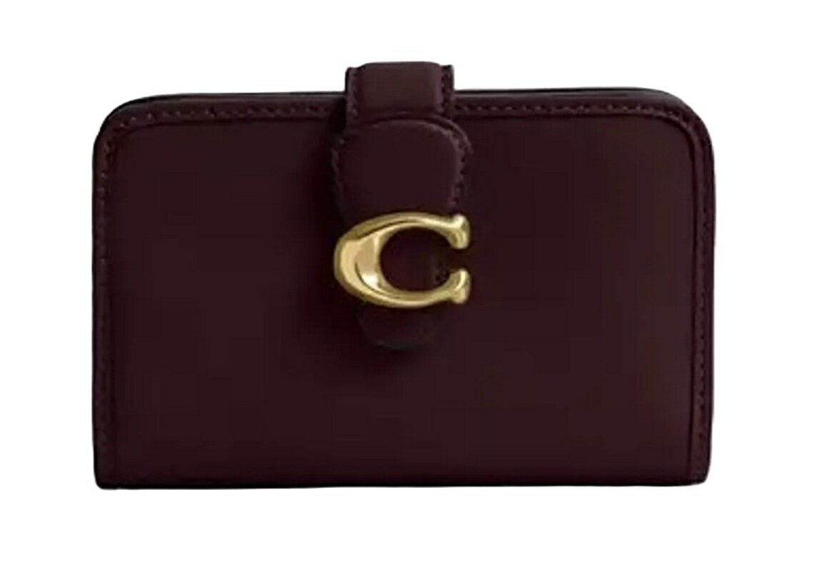 【★楽天ハッピーホリディSALE！個数限定大特価】COACH/コーチ　タビー ミディアム ウォレット 二つ折り 財布 コンパクト CA193 メルロー 【春財布】【ラッピング無料】【楽ギフ_包装】【新社会人】【母の日】【楽天スーパーSALE】